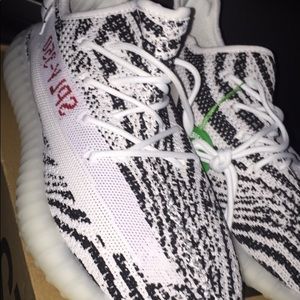 Zebra Yeezys